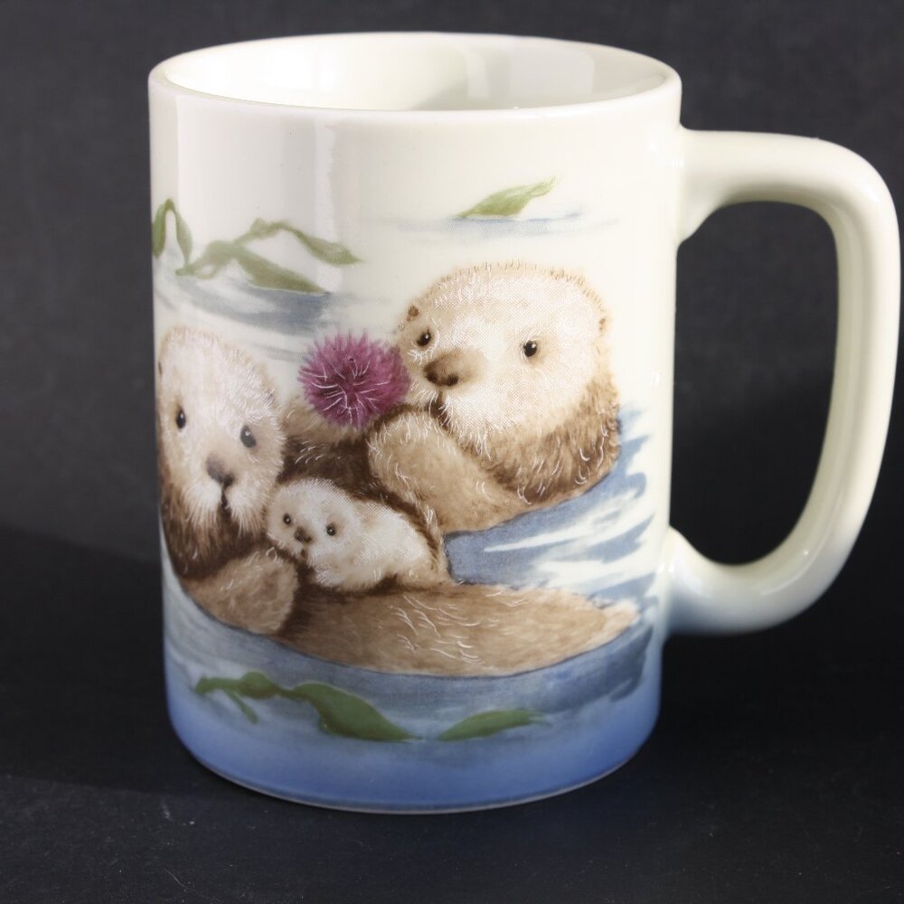 Vintage Sea Otter Mug Otagiri Japan Adorable